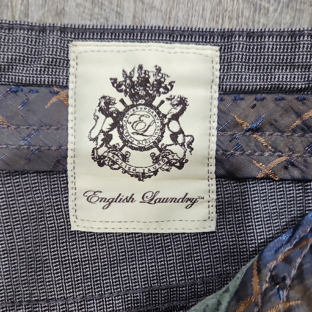 English Laundry Black and White Patterned Fabric - Picture 2 of 6